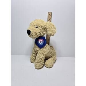 Texas Rangers Baseball 10” Mighty Tykes Golden Retriever Plush Animal